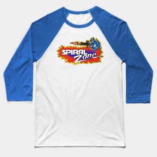 Spiral Zone Cartoon Variant Baseball T-Shirt